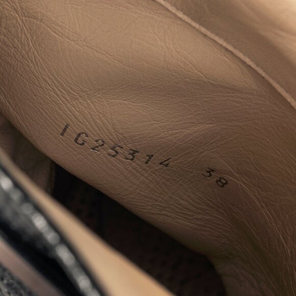 Chanel Black Perforated Leather Sneaker Boots - Picture 12 of 12